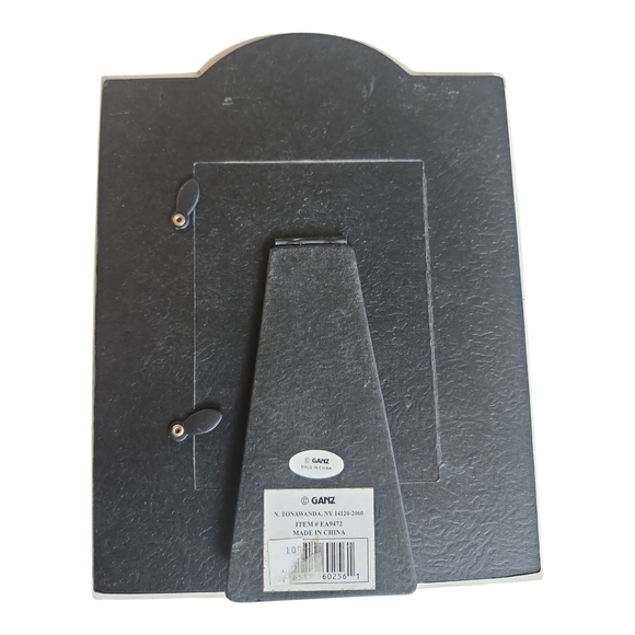 Floral Patterned Picture Frame Flowers Butterflies Heavy Acrylic Resin GANZ - Picture 2 of 6